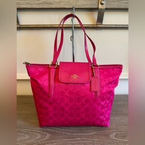 Coach Y2K Pink Tote Bag